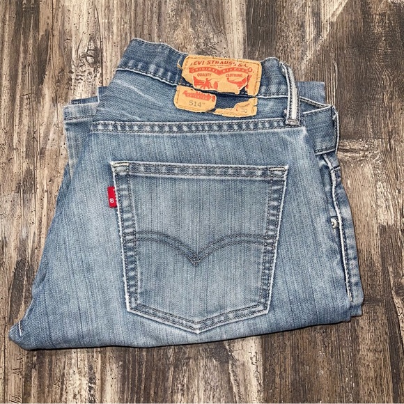 Men’s 514 Levi’s distressed jeans size 33 x 30 - Picture 3 of 16